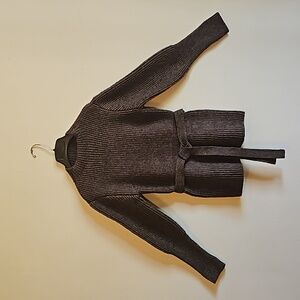 Cremieux Sweater w Tie at waist XS